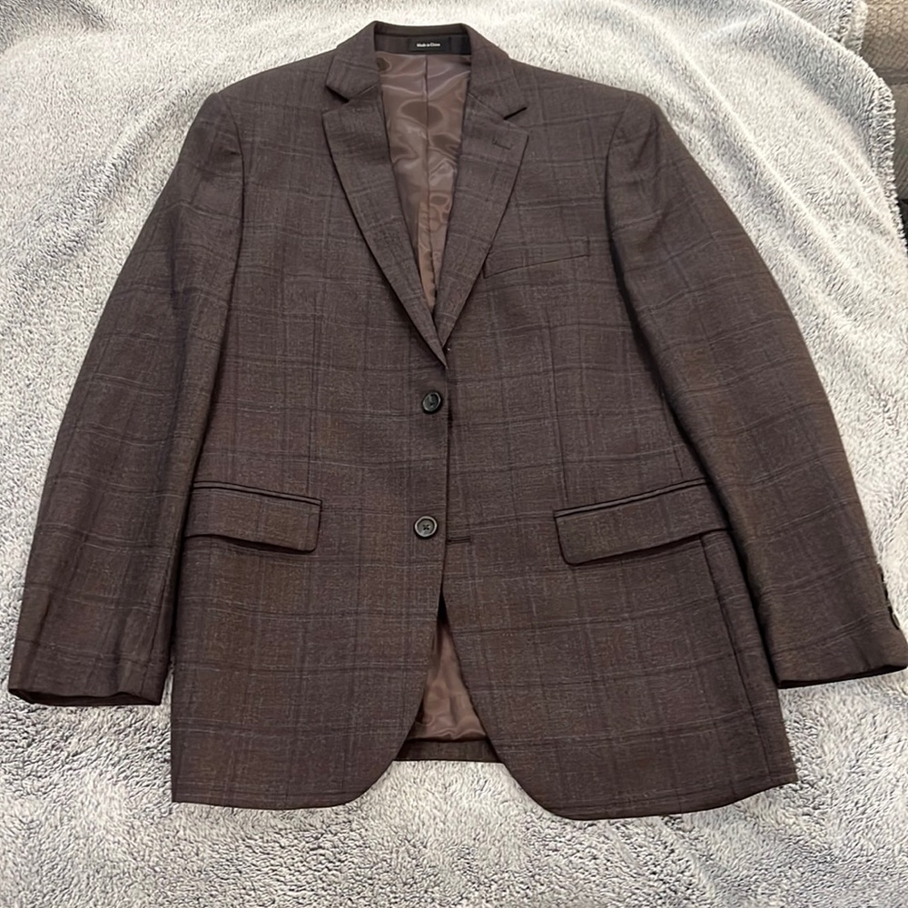 PRONTO UOMO PLATINUM MODERN FIT SPORT COAT, BROWN PLAID